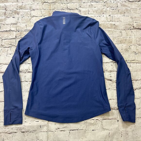 Under Armour Sweater Womens Small Blue 1/4 Zip Heat Gear Long Sleeve Fitted - Picture 6 of 10
